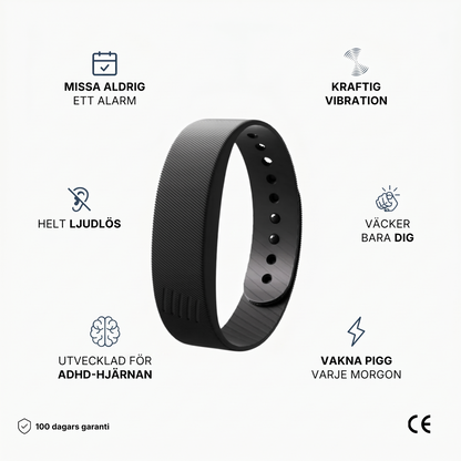 PureRise Vibrerande Väckningsband