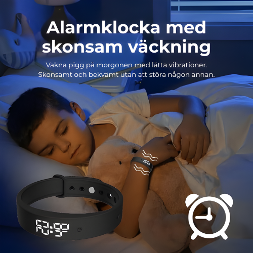 PureRise™ - Vibrerande väckarklocka
